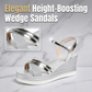 👡🌬️ Women's Open-Toe Ankle-Strap Wedge Sandals – Height-Enhancing & Comfortable – Pay on Delivery ✨✅
