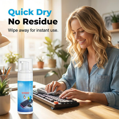 🎉🧼 Foam Cleaner for Keyboards and Mice – Dries Quickly, Leaves No Residue – Pay on Delivery ⌨️✅