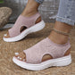 👡🌬️ Women's Breathable Knit Platform Sandals – Lightweight and Soft – Pay on Delivery ✨✅