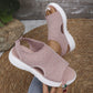👡🌬️ Women's Breathable Knit Platform Sandals – Lightweight and Soft – Pay on Delivery ✨✅