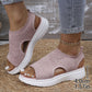 👡🌬️ Women's Breathable Knit Platform Sandals – Lightweight and Soft – Pay on Delivery ✨✅