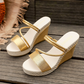 👡🔥 Women's High-Heeled Wedge Sandals – Add Height, Flatter Your Figure, Comfortable and Non-Slip – Pay on Delivery ✨✅