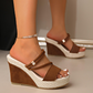 👡🔥 Women's High-Heeled Wedge Sandals – Add Height, Flatter Your Figure, Comfortable and Non-Slip – Pay on Delivery ✨✅