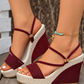 👡🔥 Women's High-Heeled Wedge Sandals – Add Height, Flatter Your Figure, Comfortable and Non-Slip – Pay on Delivery ✨✅