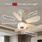 🎁🔥 3-v-1 stropna ventilatorska svetilka (z Bluetooth zvočnikom) – daljinski upravljalnik &  Pametno upravljanje – plačilo ob dostavi 💡✅