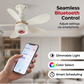 🎁🔥 3-v-1 stropna ventilatorska svetilka (z Bluetooth zvočnikom) – daljinski upravljalnik &  Pametno upravljanje – plačilo ob dostavi 💡✅