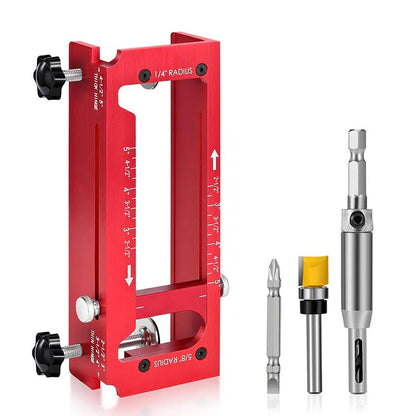 📢📢⏰ Adjustable Door Hinge Slot Positioning Jig – Precise Hole Drilling – Cash on Delivery 🔧✅