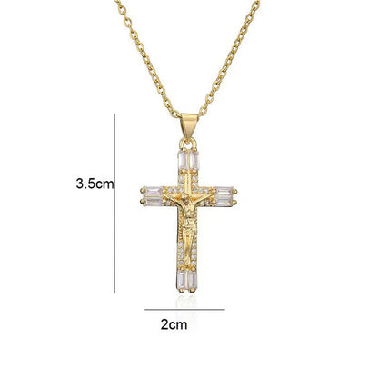 💛✨ Gold Zircon Pendant Necklace – Sparkling, Affordable Luxury, Versatile – Cash on Delivery ✅