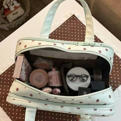 🥳💞 Large-Capacity Travel Cosmetic Organizer – Multiple Compartments – Pay on Delivery ✨✅