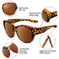 🎉😎 UV400 Sunglasses Set – Anti-Glare – Pay on Delivery 🕶️✅