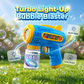 🎉🔫 Porous Glow Bubble Gun | Press to release bubbles, colorful lights – Pay on delivery ✨✅