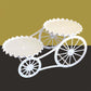 🍰✨ Two-Tier Dessert Cart | With Casters, Two-Tier Design – Cash on Delivery ✅