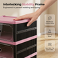 👟🗄️ Foldable, stackable shoe rack – Space-saving and dust-proof – Pay on delivery ✨✅