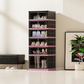 👟🗄️ Foldable, stackable shoe rack – Space-saving and dust-proof – Pay on delivery ✨✅