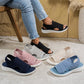👡🌬️ Women's Breathable Knit Platform Sandals – Lightweight Heel – Pay on Delivery ✨✅