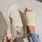 👡🌬️ Women's Breathable Knit Platform Sandals – Lightweight Heel – Pay on Delivery ✨✅