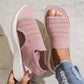 👡🌬️ Women's Breathable Knit Platform Sandals – Lightweight Heel – Pay on Delivery ✨✅