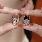 💎✨ Double-Circle Sparkling Zircon Ball Earrings – Radiant and Elegant – Cash on Delivery ✅