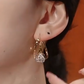 💎✨ Double-Circle Sparkling Zircon Ball Earrings – Radiant and Elegant – Cash on Delivery ✅