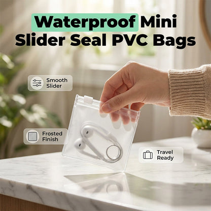 🔥 Mini PVC Ziplock Bag – Transparent, Reusable and Compact Storage 🛍️✨