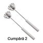 🥚 Bătător Oua Manual Inox: Semiautomat, Eficient! ✨
