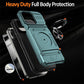 ✨ Husa Anti-Șoc Full-Body cu Inel și Suport pentru Carduri, Exclusivă pentru iPhone 📱💜🛡️