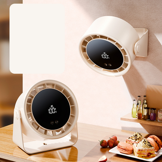 🔋 Ventilator USB Reîncărcabil de Birou: Răcoare Silențioasă pentru Dormitor! 🌬️
