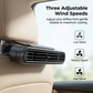 🌬️ Ventilator Reîncărcabil pentru Scaun Auto: Răcoare Instantanee și Confort pe Drum! 🔋🚗