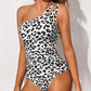 🔥 S-2XL 🍀 Costum de baie dintr-o singură piesă, cu o singură bretelă, pentru femei 🏖️👙