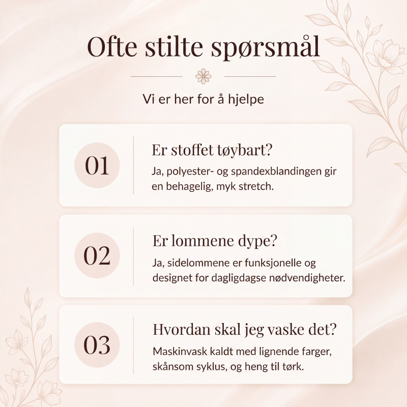 👗 Damekjole med V-utringning, blomstermønster og vridd midje-9