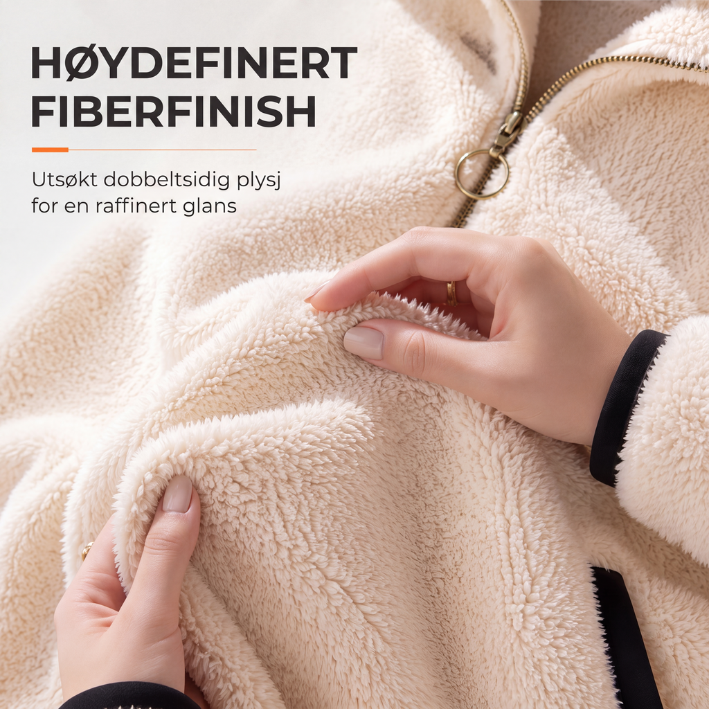 Dame uformell glidelåsgenser jakke-1