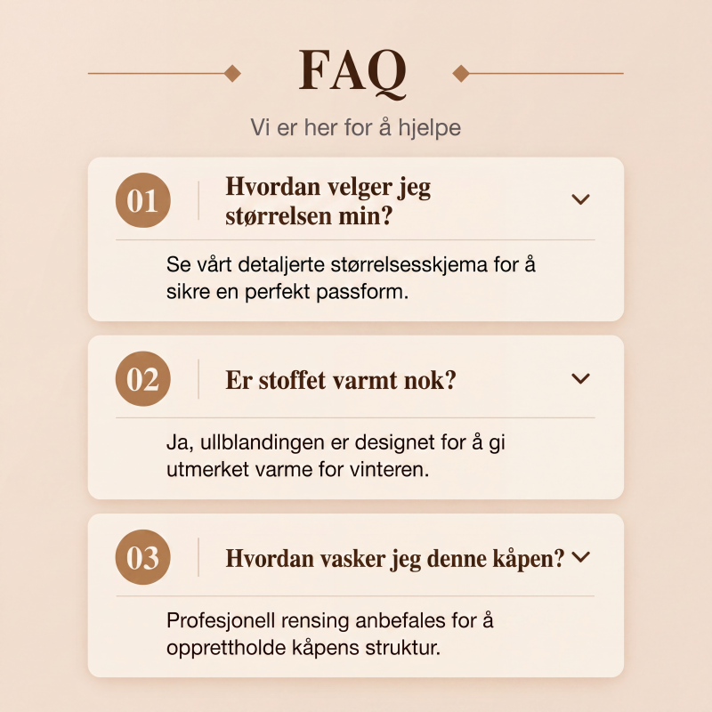 Dobbeltspent ullblandet frakk for kvinner-7