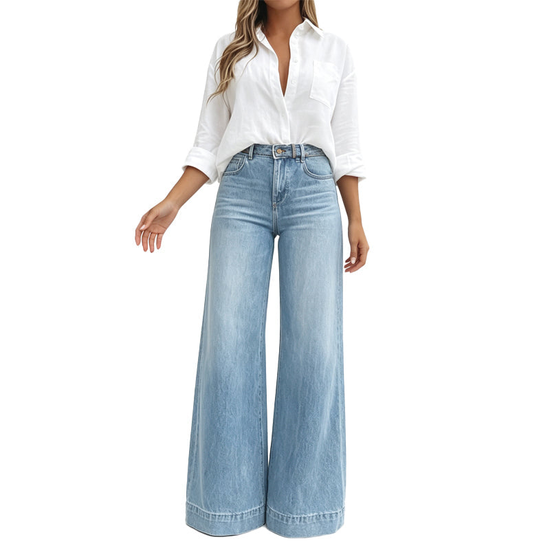 Benforlengende vide jeans-10
