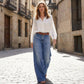 ⏳Time-Limited Special⏰Women's Vintage High-Waist Wide-Leg Jeans-4
