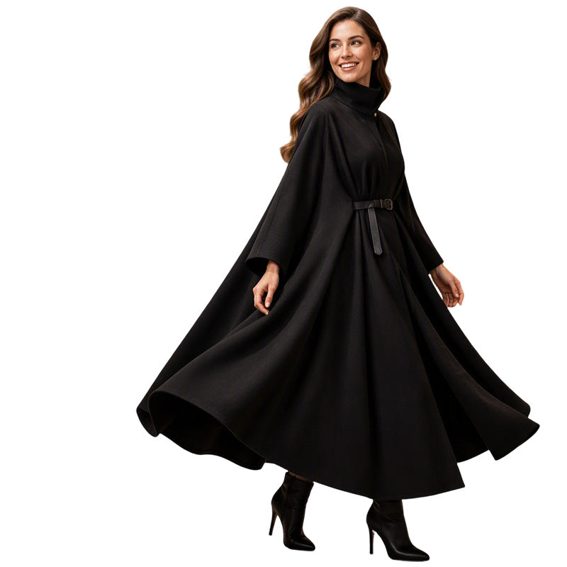✨ Tidløs eleganse | Damekåpe med ståkrage ⚡ Gratis frakt-9