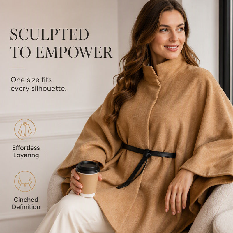 ✨ Tidløs eleganse | Damekåpe med ståkrage ⚡ Gratis frakt-2