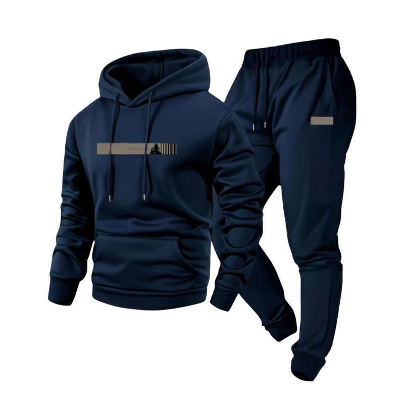 ✨Hettegenser og joggebukse for menn – 2-dels sett – Koselig, komfortabel og uanstrengt casual-9