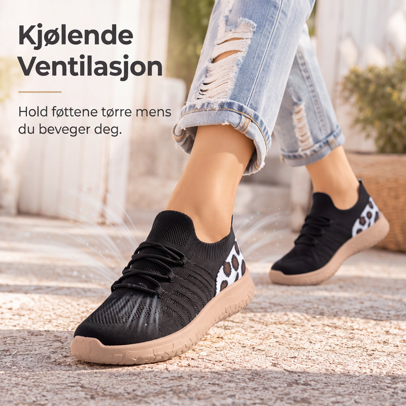 Lette uformelle gåsko for kvinner-1