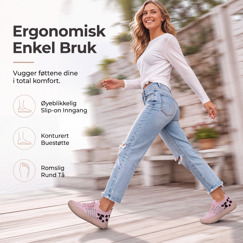 Lette uformelle gåsko for kvinner-3