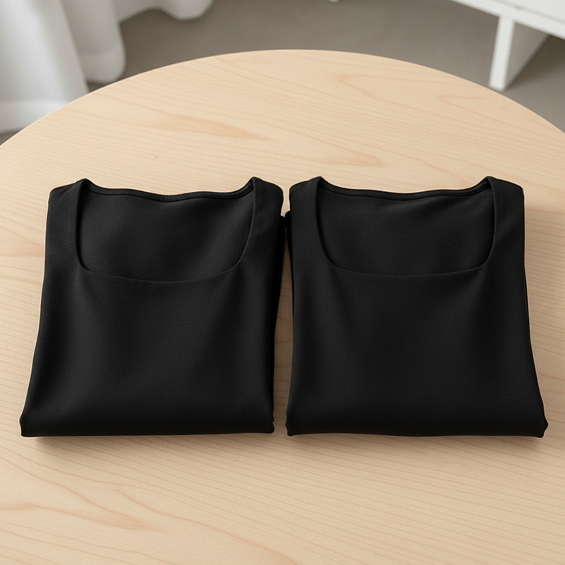 ✨ Jumpsuit med Firkantet Hals & Vide Ben – Elegant, Smigrende & Komfortabel-12