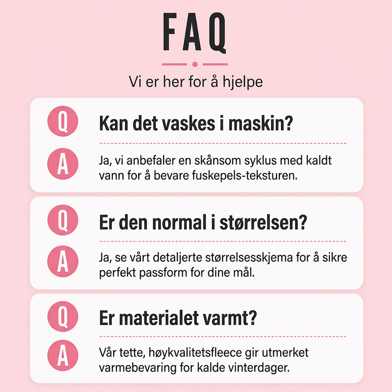 Dames dongeridress med glidelås og myk pelskant-6