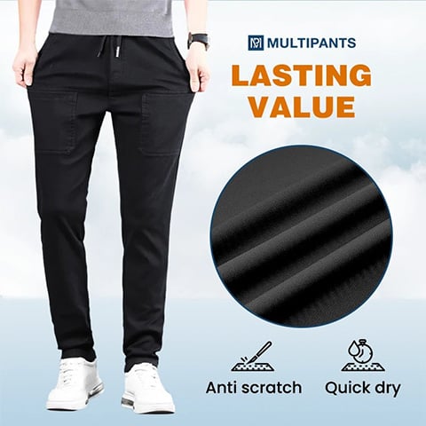 🔥VARMT SALG 49% RABATT🥰 MultiPants - slitesterke cargobukser med høy stretch og flere lommer-5