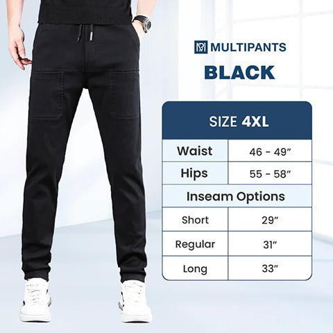 🔥VARMT SALG 49% RABATT🥰 MultiPants - slitesterke cargobukser med høy stretch og flere lommer-16