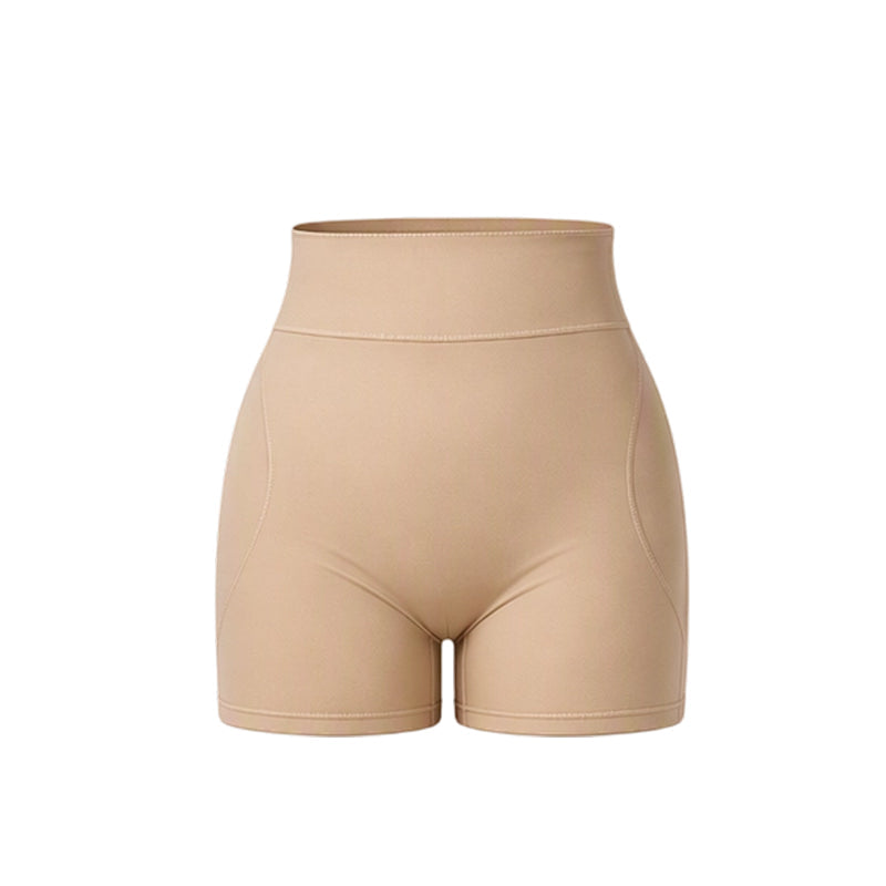 Damehøytaljede, mageholdende, polstrede shapewear-shorts-11