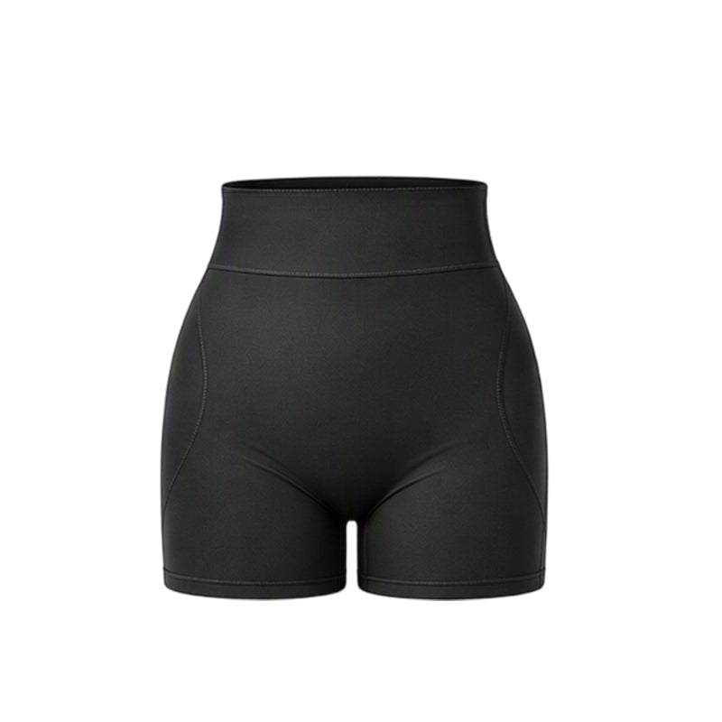 Damehøytaljede, mageholdende, polstrede shapewear-shorts-10