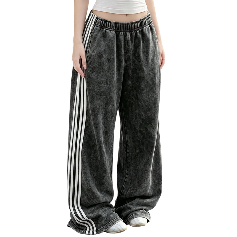 Dame vidbukser med sidestriper-10