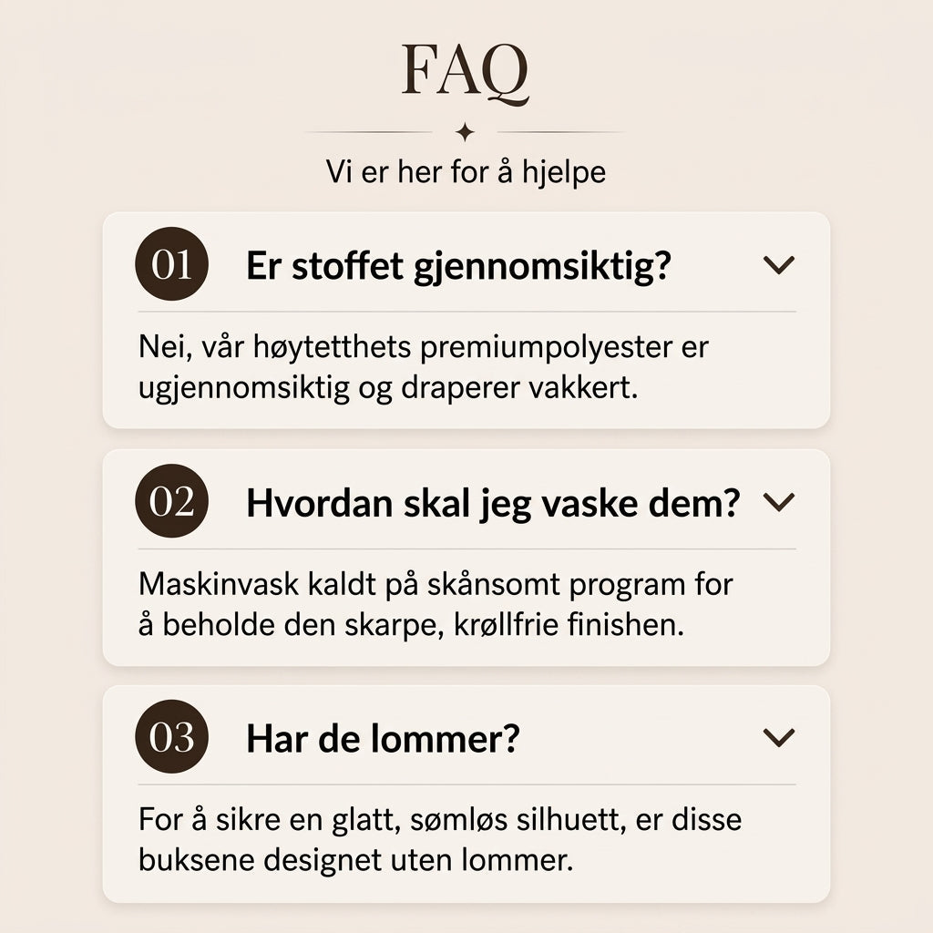 Uformelle høyebukser med vide ben for kvinner-6