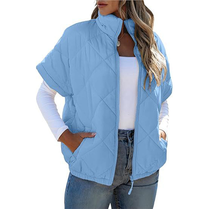 Varm vattert vest for kvinner-17