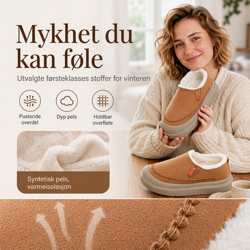 Dame varme foret slip-on-sko-2