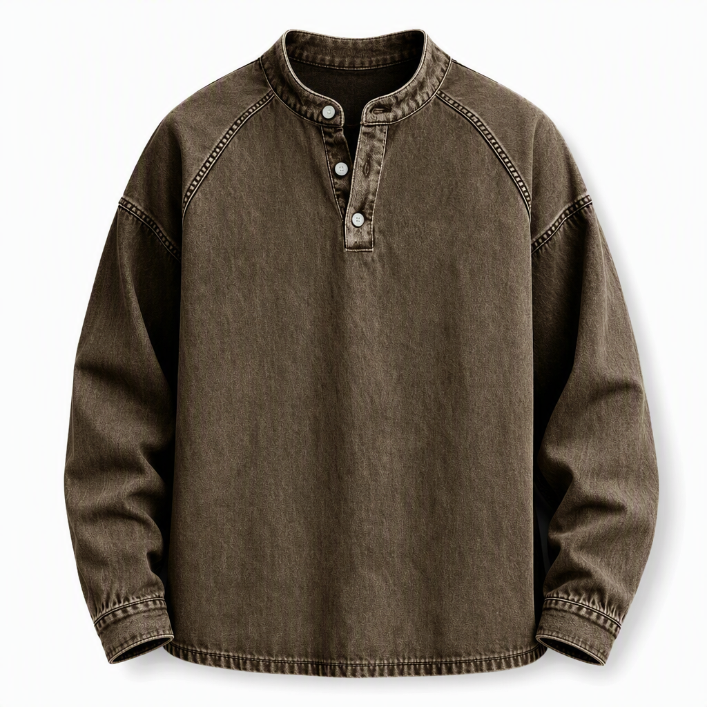 Gensre i vintage-stil, løstsittende og uformell for menn-11